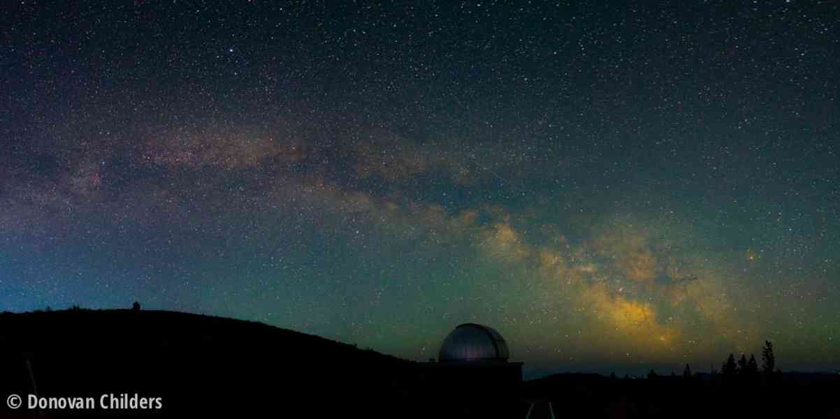 Milky Way over Pine Mountain Observatory