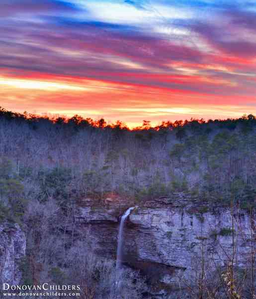 Grace's High Falls in Little River Canyon, Alabama