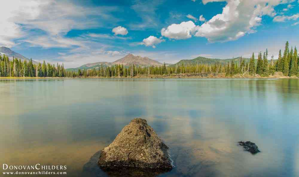 Broken Top over Sparks Lake