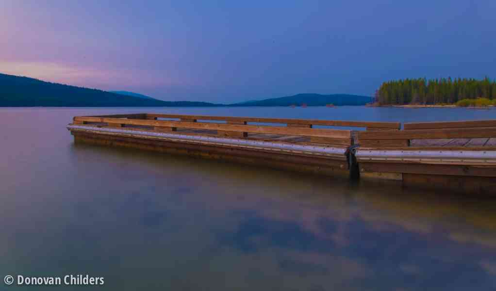 Crescent Lake, Oregon Boat dock by the campgrounds
