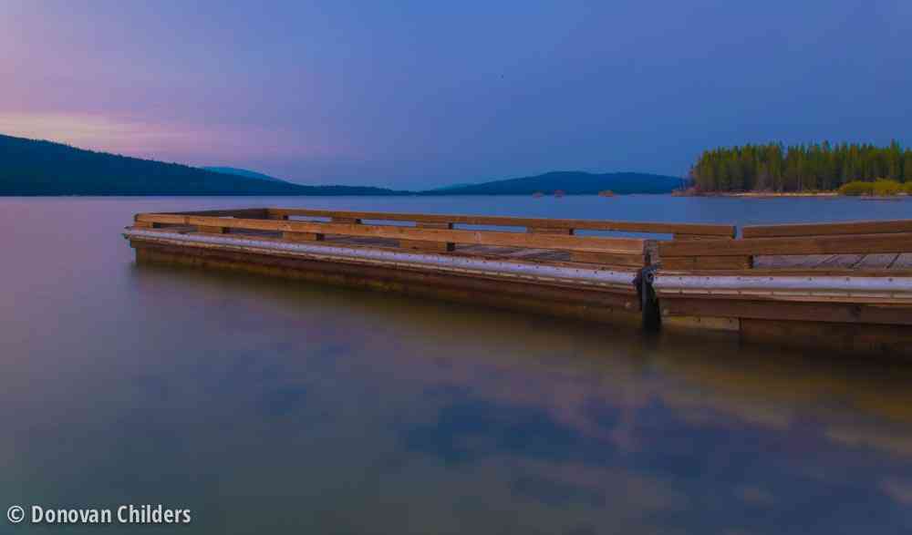 Crescent Lake, Oregon Boat dock by the campgrounds
