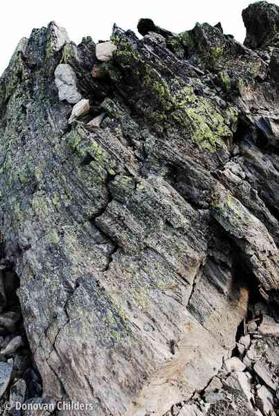 Curvy rocks at Newberry Volcano