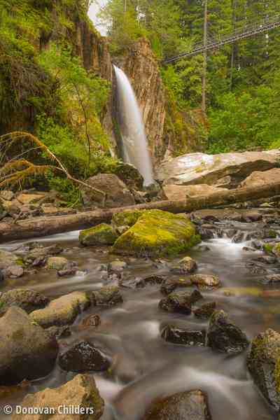 Drift Creek Falls outside of Lincoln City, Oregon