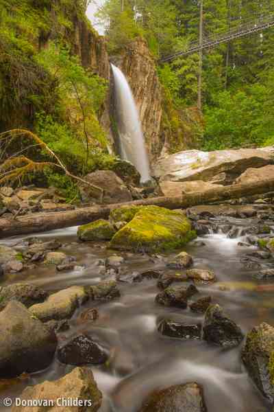 Drift Creek Falls outside of Lincoln City, Oregon