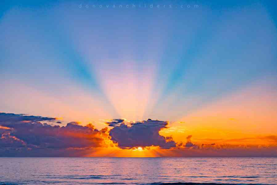 Magical Ocean Sunset in Lincoln City, Oregon