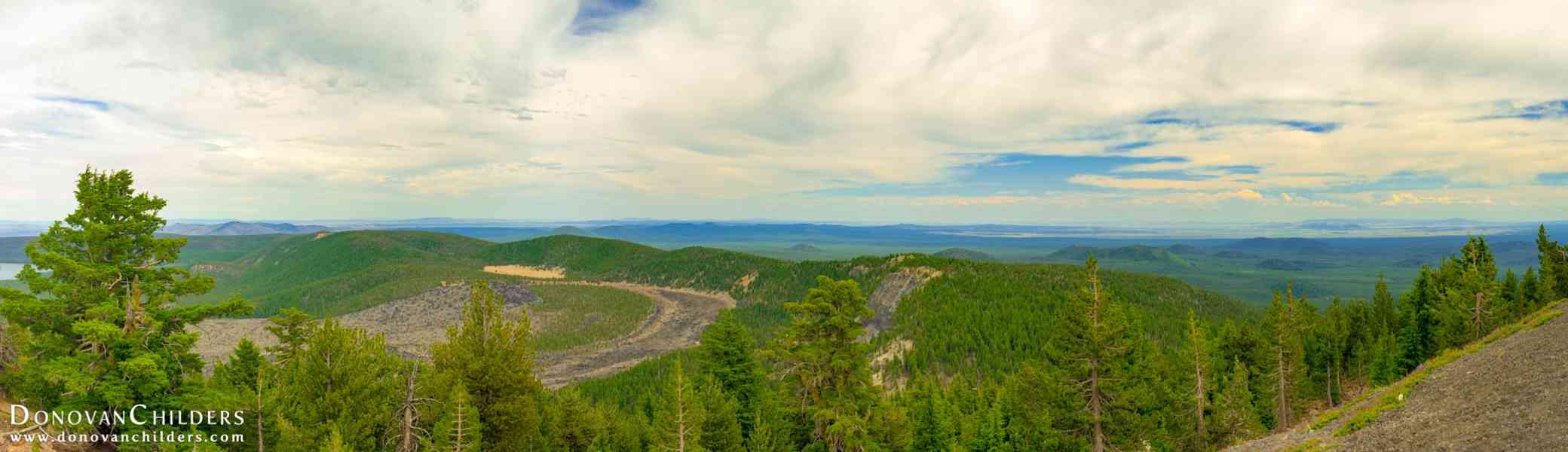 Paulina Peak near Paulina Lake, Oregon - Looking Southeast