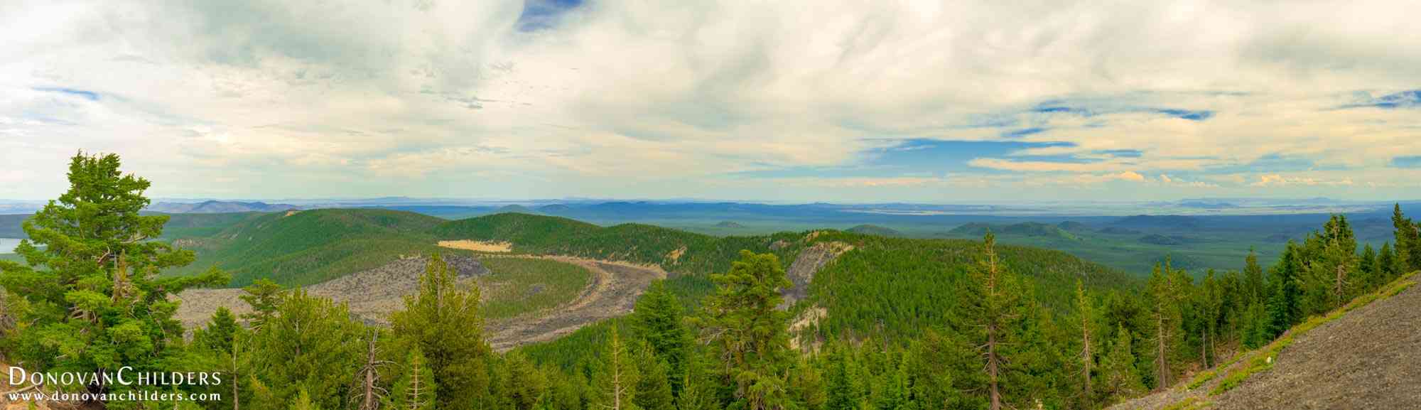 Paulina Peak near Paulina Lake, Oregon - Looking Southeast